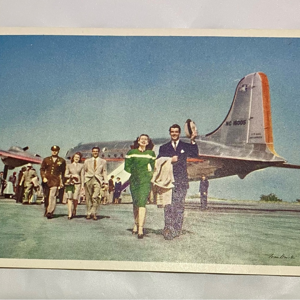 Vintage American Airlines postcard